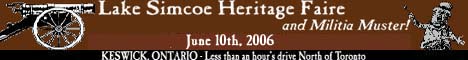 Lake Simcoe Heritage Faire and Militia Muster